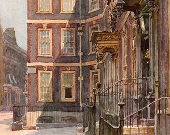 F H ティンダル(イギリス) 水彩画 大正時代 F H ティンダル(イギリス