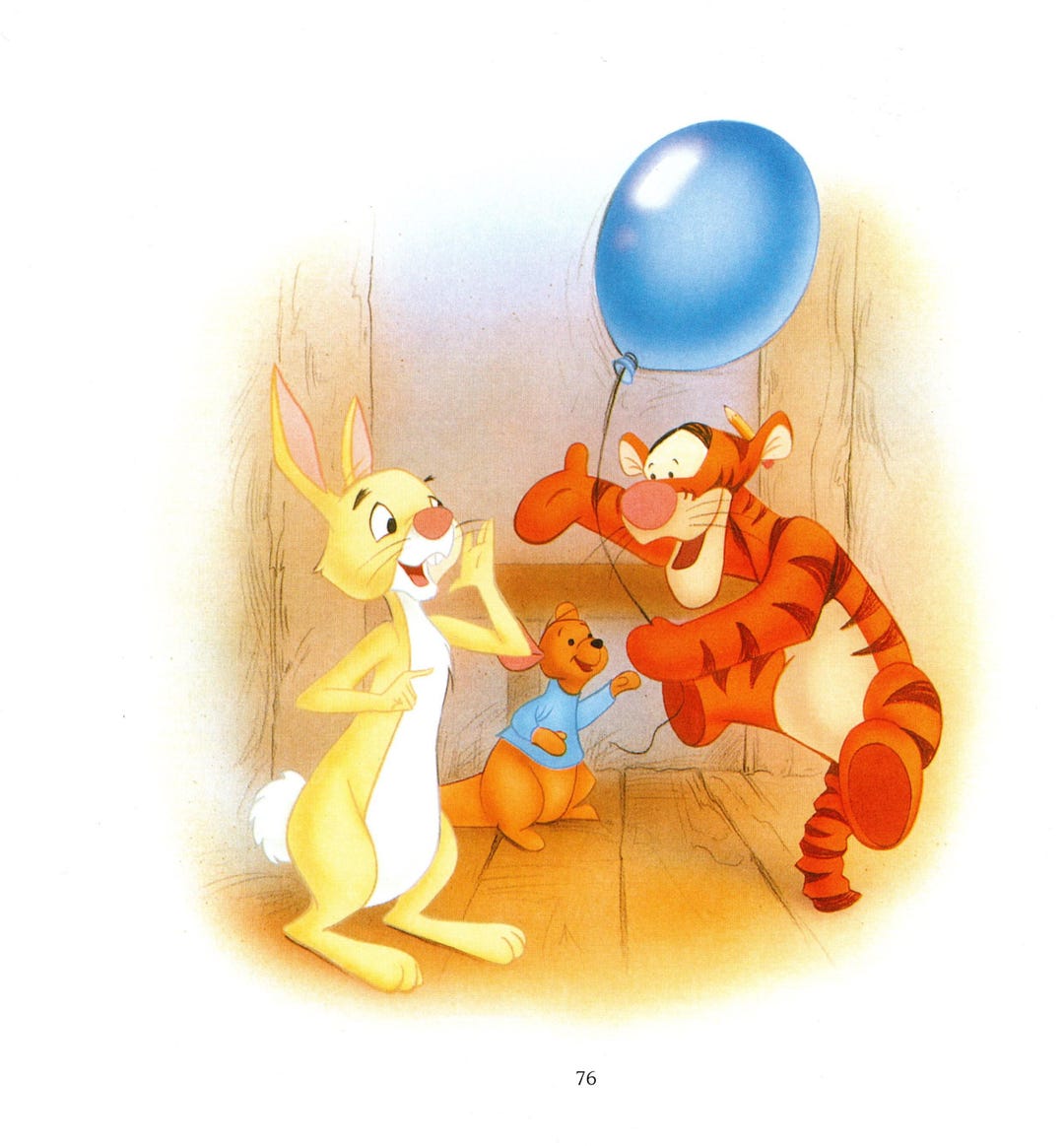 Vintage Winnie the Pooh Print: Tigger, Roo & Rabbit Nursery Art - Etsy