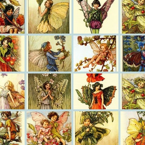10 Postkarten BLUMENFEEN - Cicely Mary Barker - Postcrossing, Einladungen, Journals, Kunsthandwerk, Lesezeichen – Einzigartiges Geschenk