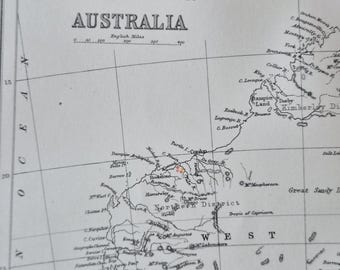 Australia Mineral Products Map 1890 – J.G. Bartholomew Cartographic Plate