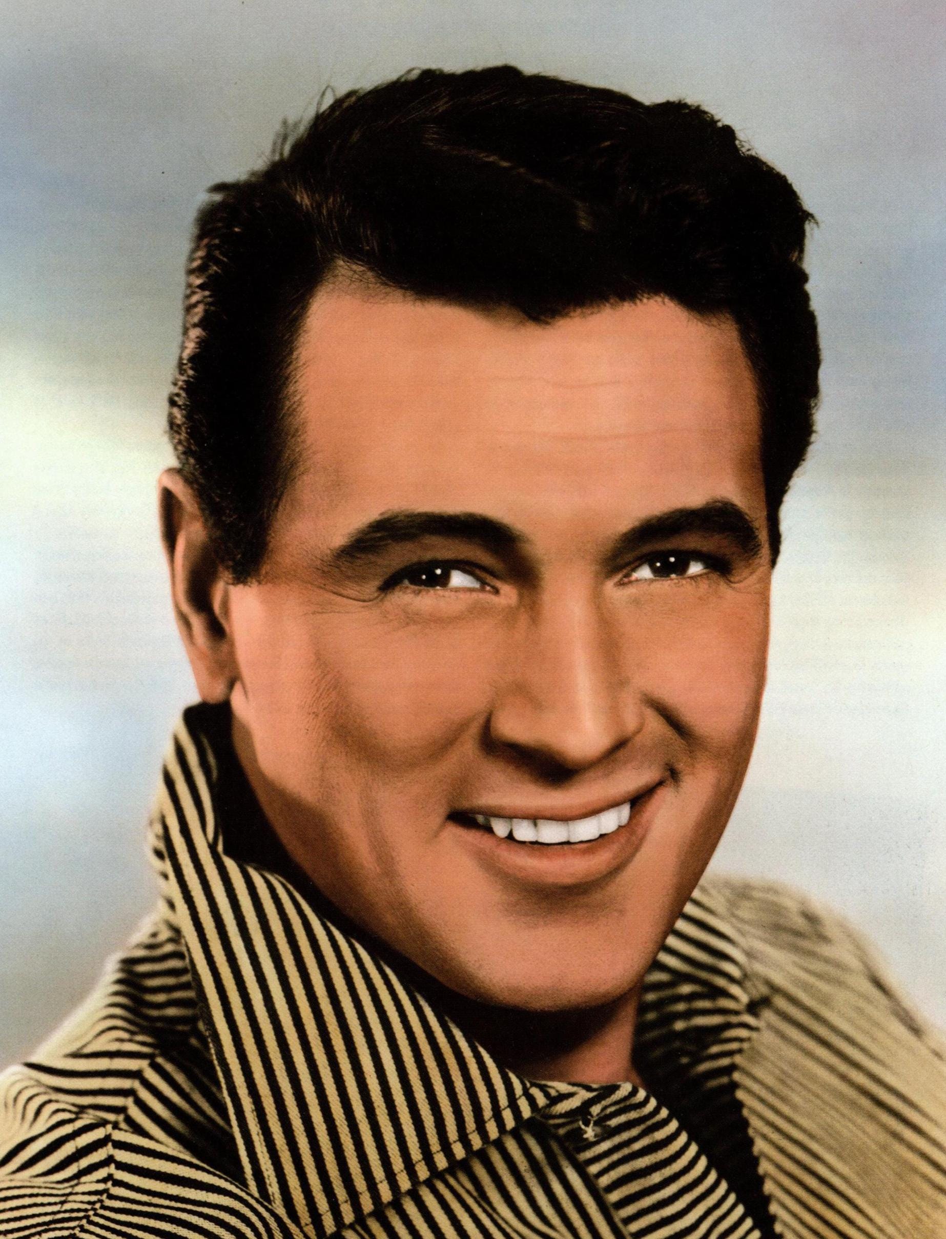 Rock Hudson 1950s Portrait Print: Hollywood Golden Age Memorabilia