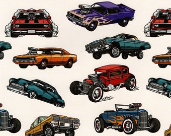 CLASSIC CARS Collection Wrapping Paper - Vintage Wheels - Old School Cars - Gift Wrap for Him, Crafts, Decoupage, Scrapbooking