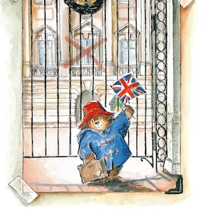 Vintage Paddington Bear Print: Children's Nursery Art