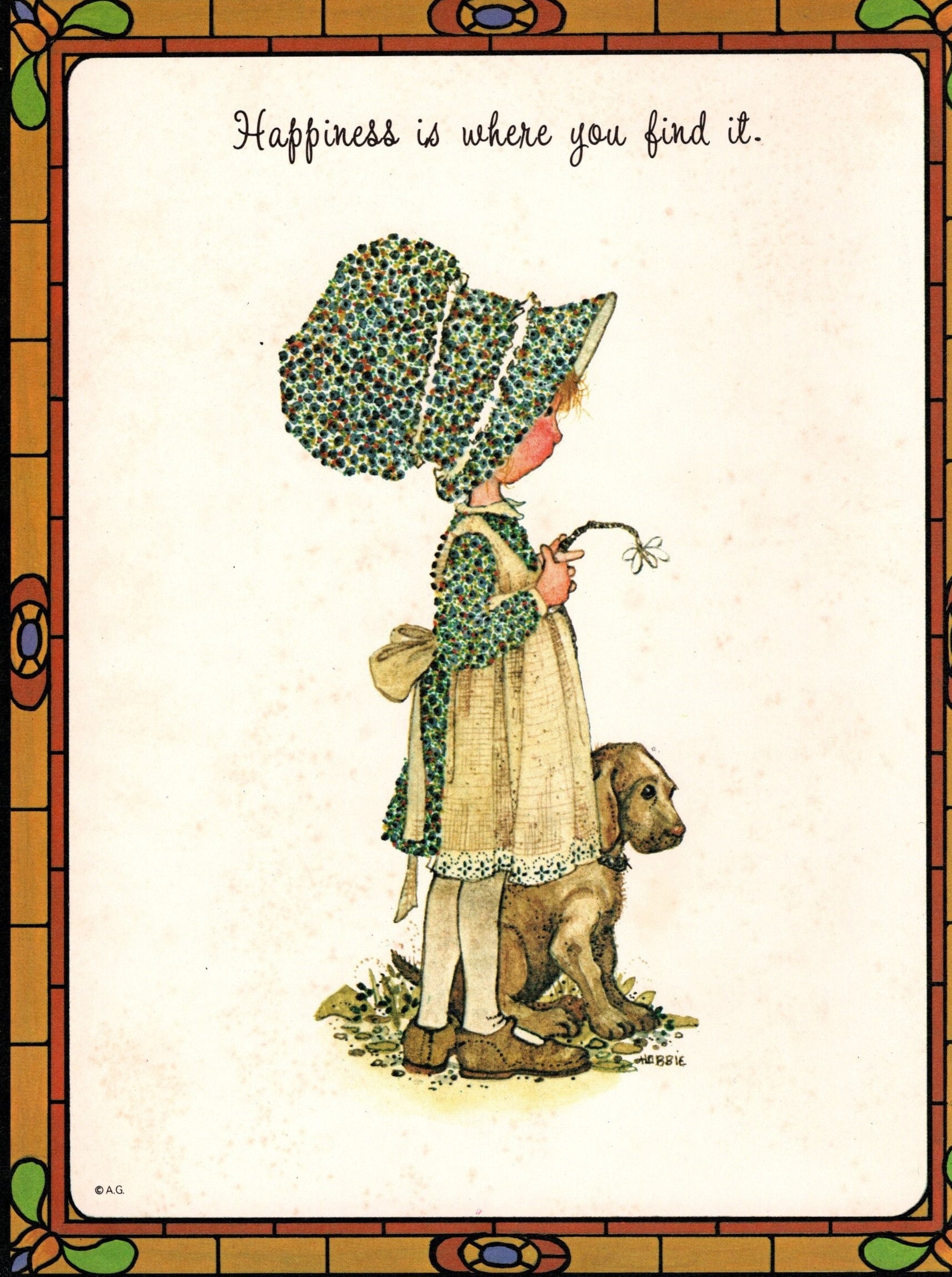 Holly Hobbie 1975 Vintage Print: Nostalgic Children's Wall Art - Etsy