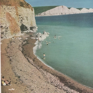 Original Vintage Photo Print – The Seven Sisters, Near Eastbourne - 1966 from “Country Life Picture Book of Britain” – unique gift