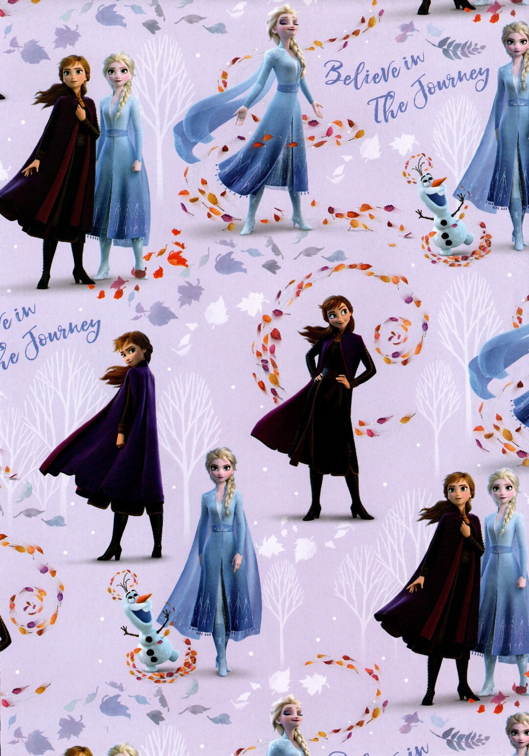 DISNEY FROZEN Wrapping Paper Elsa, Anna Gift Wrap for Birthdays, Crafts