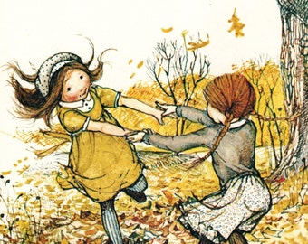 Holly Hobbie 1975 Vintage Print – Nostalgic Children's Wall Art