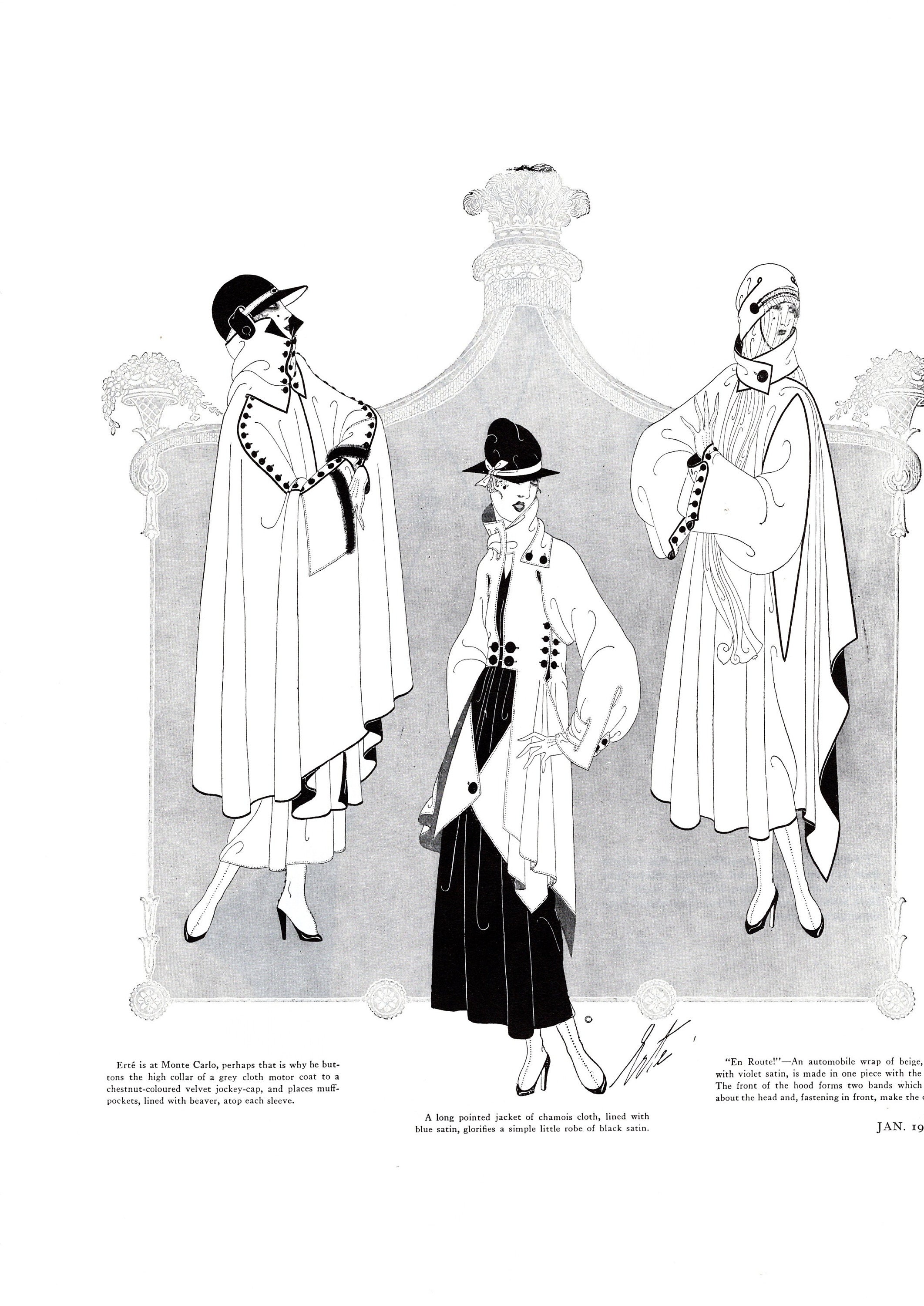 Erté Fashion Designs for Harpers Bazar 1915-1936 Original Vintage Large 2-sided Print Art Deco, Exotic, Elegant, Glamorous Fashion 15 - Etsy Erté Fashion Designs for Harpers Bazar 1915-1936 Original Vintage Large 2-sided Print Art Deco, Exotic, Elegant, Glamorous Fashion 15 - Etsy