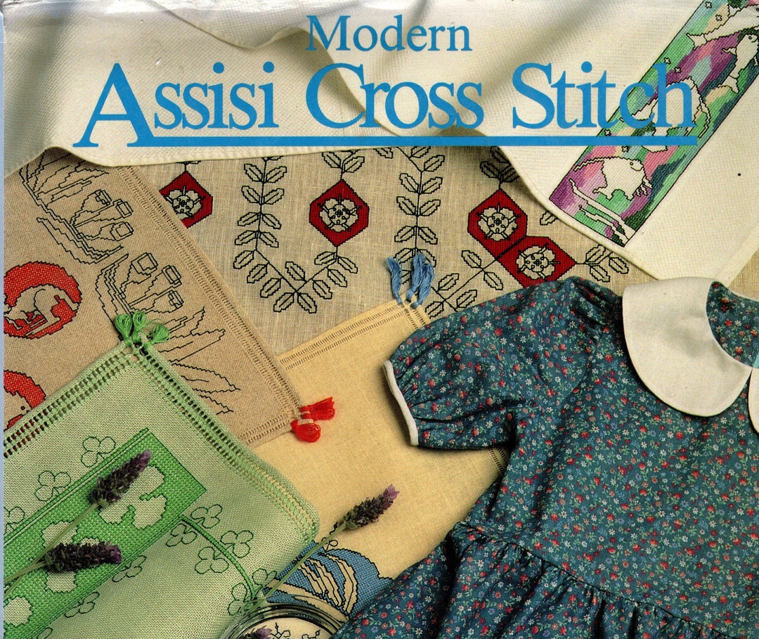 Modern ASSISI CROSS STITCH 1991 Book by Dorothy Morris Techniques and ...