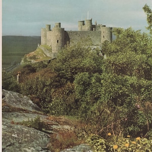 Original Vintage Photo Print – Harlech Castle, Wales - 1966 from “Country Life Picture Book of Britain” – unique gift