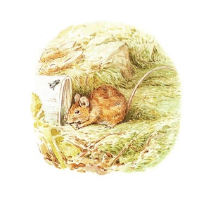 Vintage Beatrix Potter Flopsie Bunnies Druck: Wunderliche Kinderzimmer Illustration (1987)