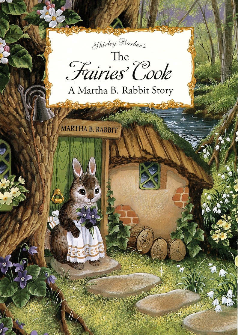 Shirley Rabbit Shirley Barber Vintage Print: the Fairies' Cook, Martha B. Rabbit Story ...