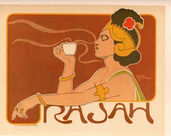 Vintage Poster Art 2-sided Print | Henri Meunier / Albert George Morrow | 1890s European & American Posters