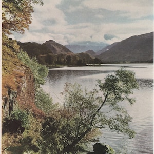 Original Vintage Photo Print – Derwentwater, Cumberland, England - 1966 from “Country Life Picture Book of Britain” – unique gift