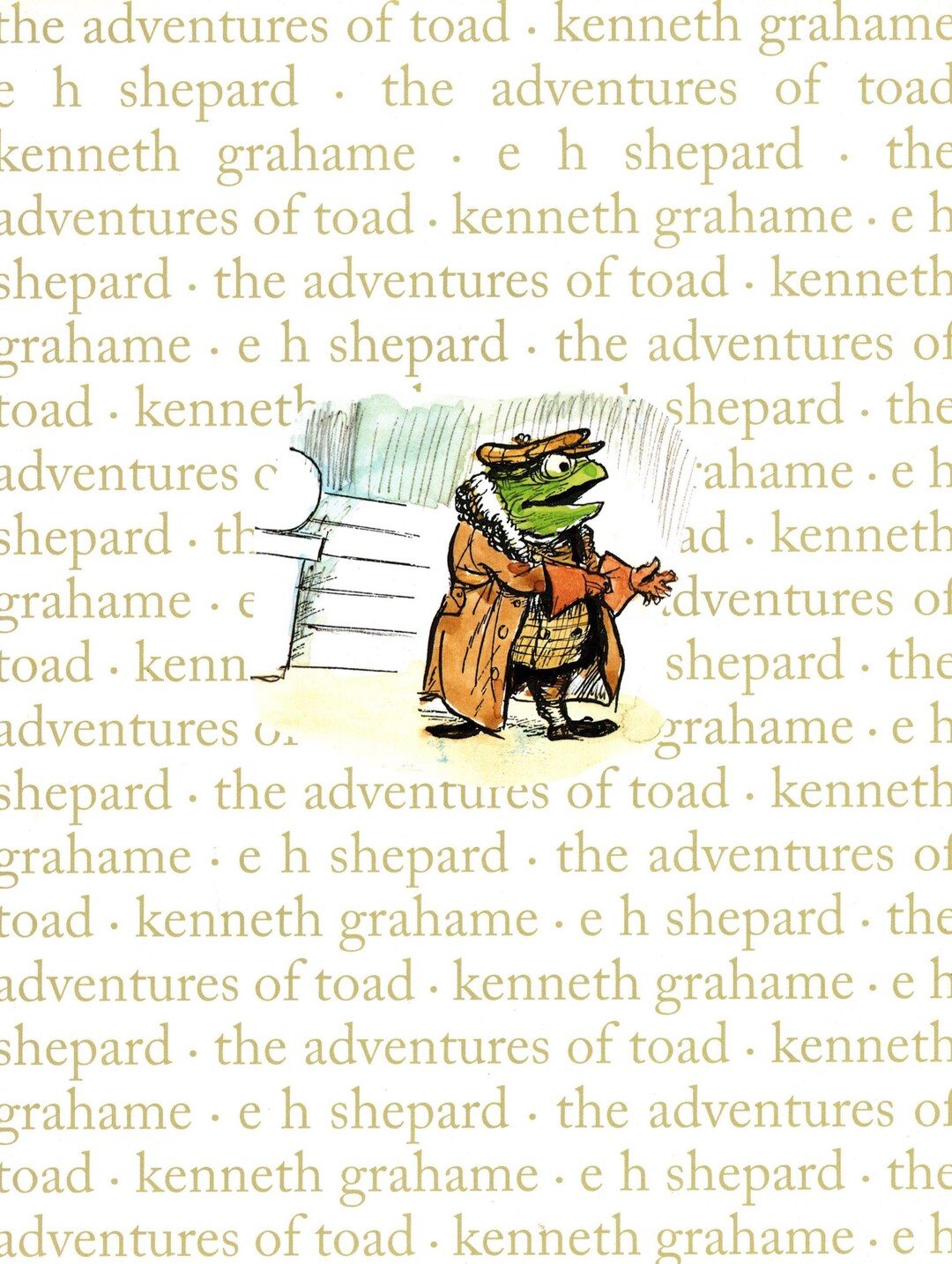 Wind in the Willows Vintage Print: 'the Adventures of Toad' - Etsy