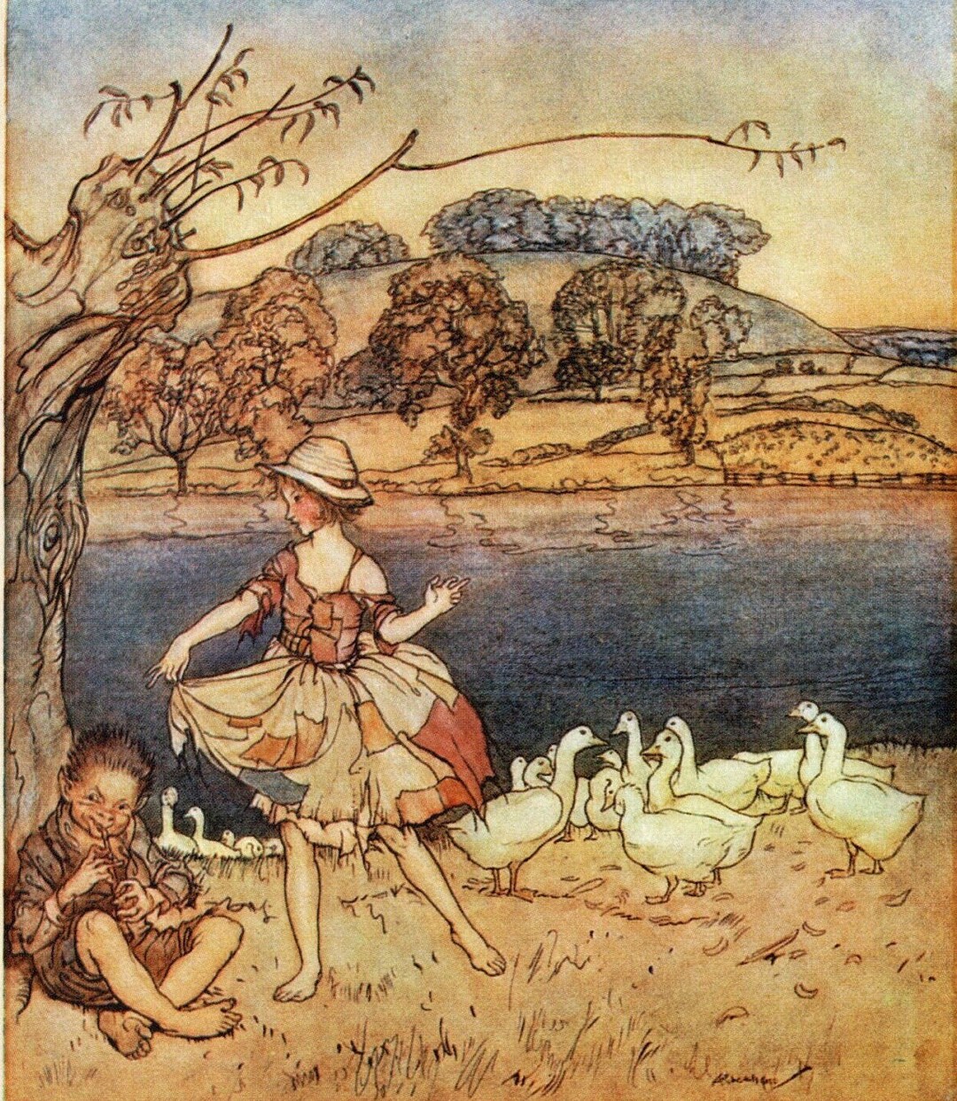 Arthur Rackham 1979 Original Vintage Print English Fairy Tales ...