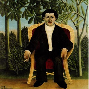 Henri Rousseau Druck: Joseph Brummer Porträt, Post-Impressionistische Kunst