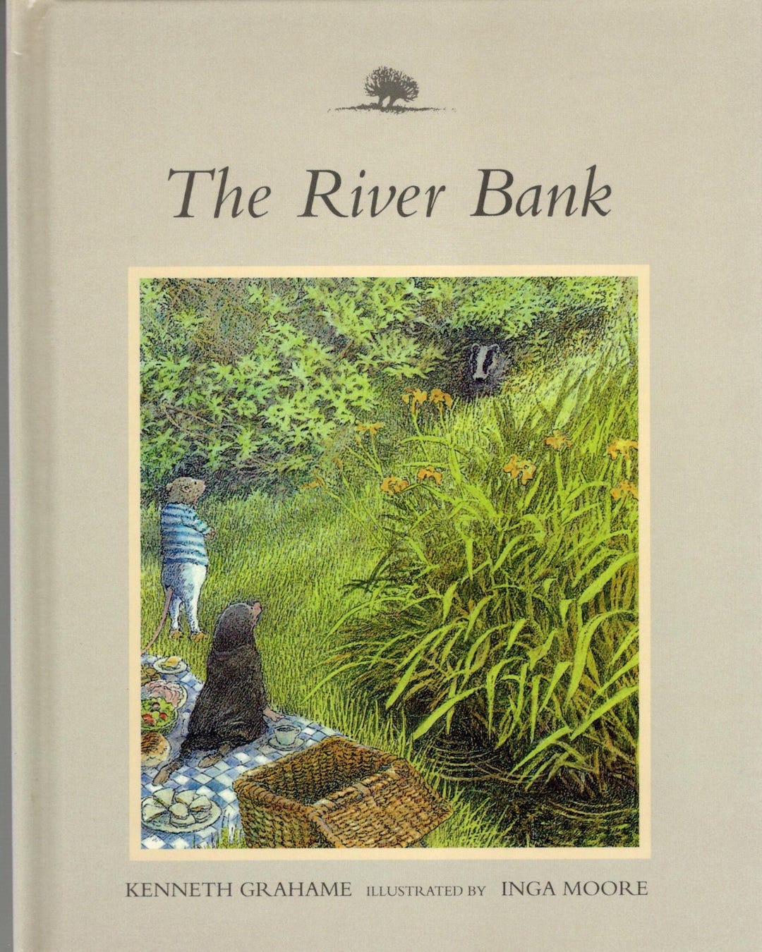 Wind in the Willows Vintage Book Cover: 'the River Bank' - Etsy