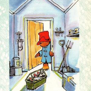 Original Paddington Bear Vintage  Print – Nursery Art - Baby Shower - Birthday Gift - Delightful Children’s Art (4)