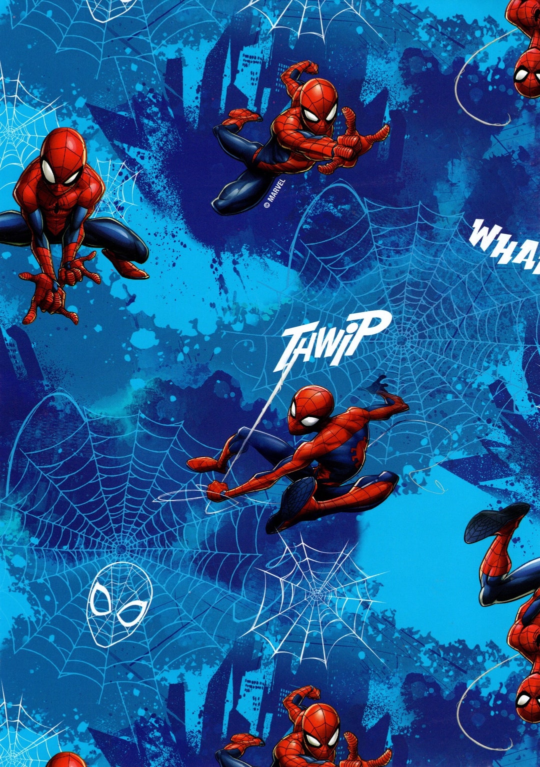 SPIDERMAN Wrapping Paper Colorful Kids Gift Wrap Birthdays, Crafts