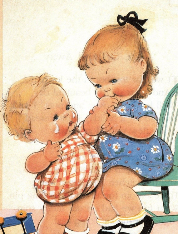 Mabel Lucie Attwell Vintage Children Print – 1994 Nursery Art - Etsy