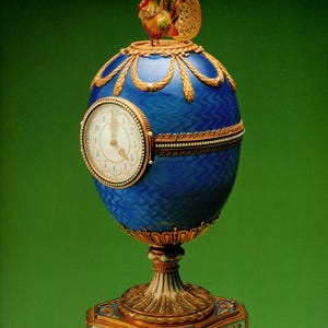 Fabergé Chanticleer Egg Vintage Large Book Print - Imperial Russian Fantasies - Gift for Art and Beauty Lovers