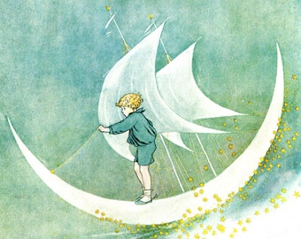 Vintage Ida Rentoul Outhwaite Fairy Original Print - Fairies - Elves - Goblins - Forest Creatures - Unique Gift