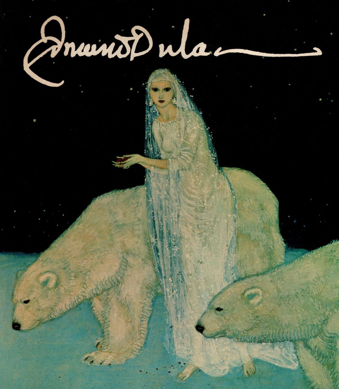 1976 Edmund Dulac Original Book Print – the Snow Queen - 2 Versions ...