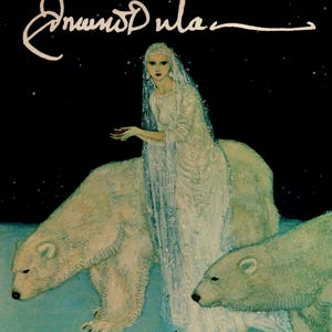 1976 Edmund Dulac Original Book Print - La Reine des Neiges - 2 versions disponibles - Art vintage de conte de fées - Cadeau unique