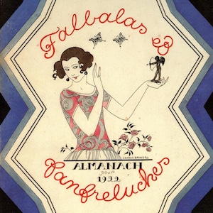 Ilustración de moda art déco de George Barbier: póster vintage de 1922