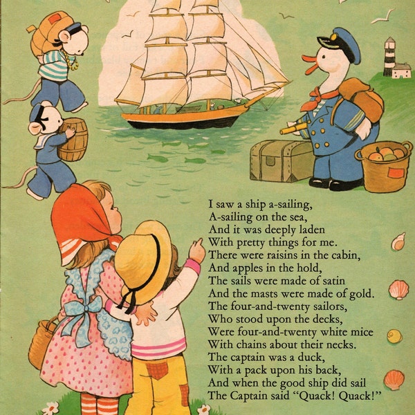 Nursery Rhyme Art - Etsy