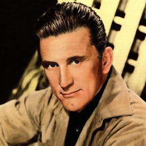 KIRK DOUGLAS 1950s Movie Star Poster Print – Hollywood Golden Age - Classic Movie Memorabilia - Gift for Movie Buffs
