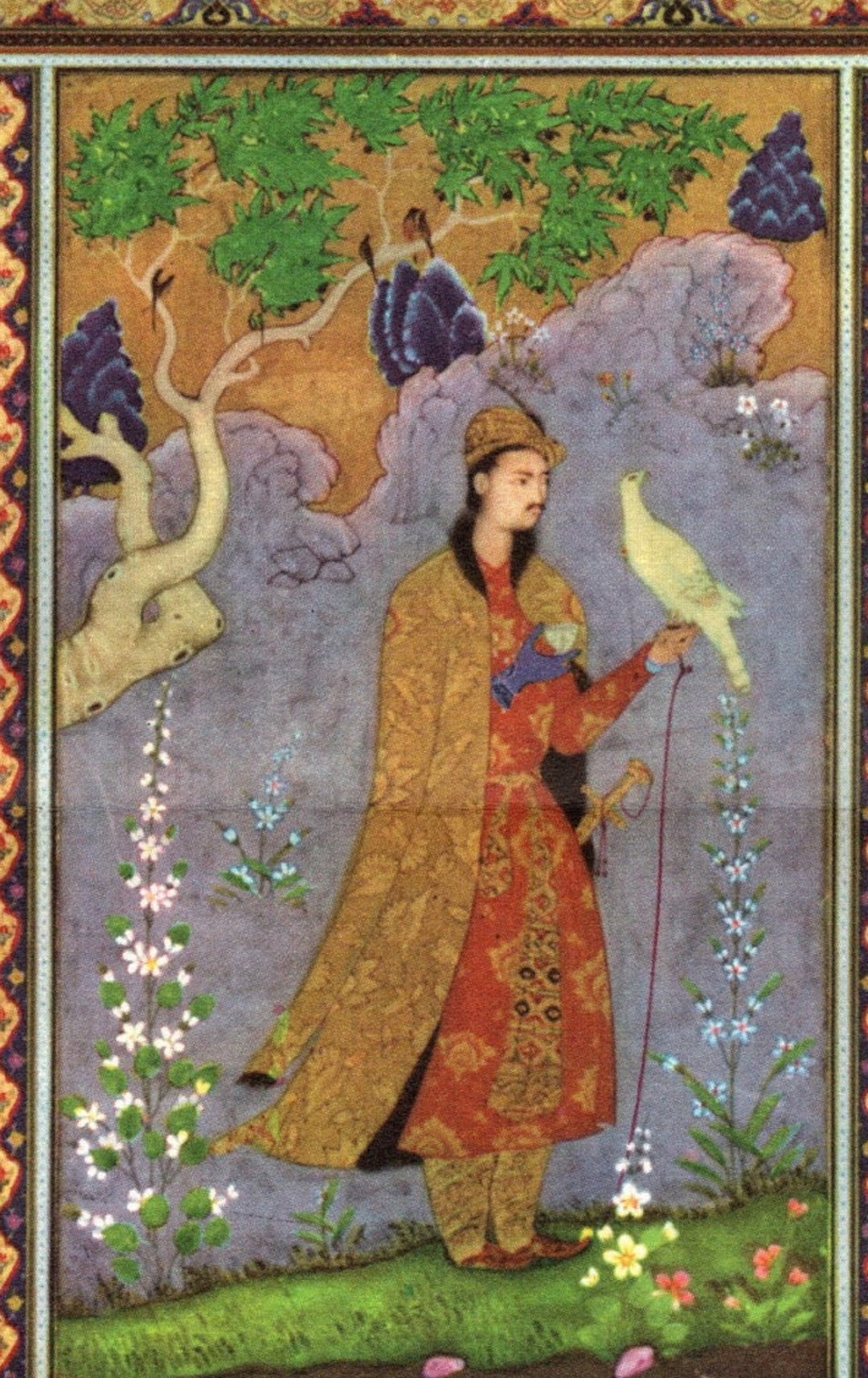 Ancient Persian Painting From Manuscripts Muraqqa Gulshan Etsy