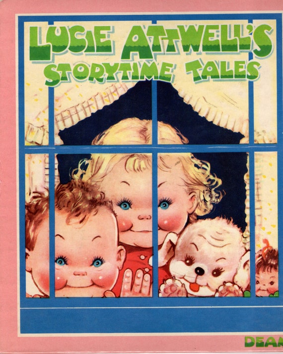 Mabel Lucie Attwell Vintage Book Cover: 1959 Nursery Art - Etsy