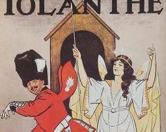 Vintage Theatre Poster – Iolanthe – Theatrical History Wall Art