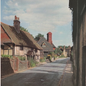 Original Vintage Photo Print – Shere, Surrey - 1966 from “Country Life Picture Book of Britain” – unique gift