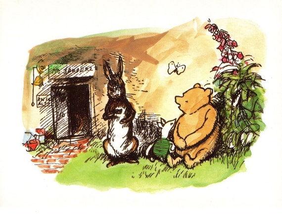 Cute Illustration Postcard, Fairy Rabbit