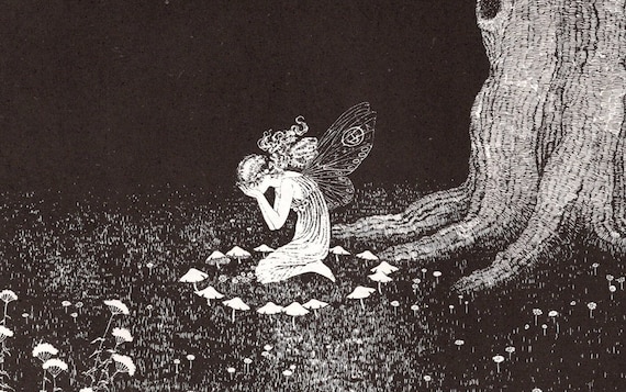 Ida Rentoul Outhwaite Vintage Fairy Print – 