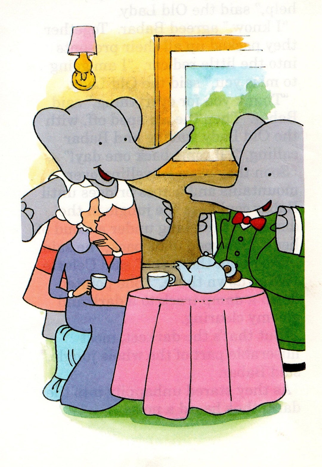 Babar 1990年（ジャン ド ブリュノフ）アートポスター ポスター アートポスター 額の販売 アズポスター