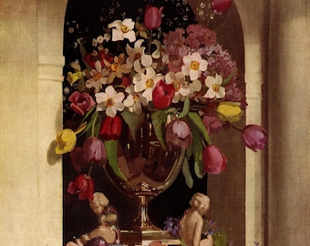 Rare 1935 Herbert Davis Richter Print 'The Voice of Spring' – Botanical wall art