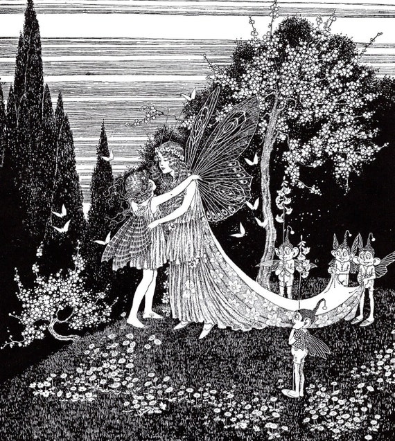 Vintage Fairy Print: Ida Rentoul Outhwaite Illustration - Etsy