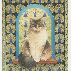 Lesley Anne Ivory &quot;Glorious Cats&quot; Vintage Print - Cat Art