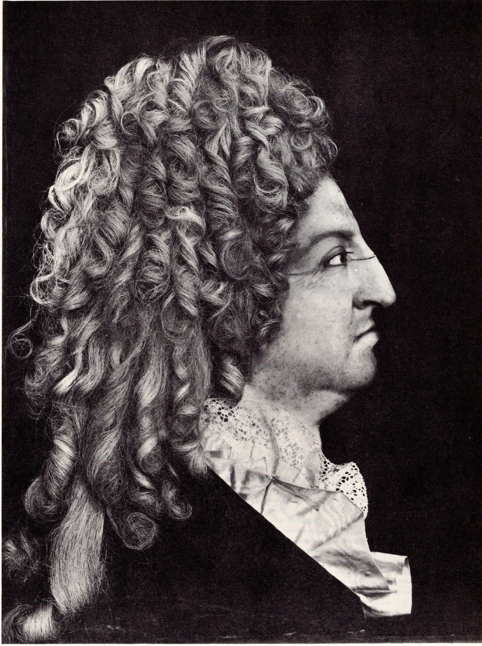 Louis XIV Wig 17th Century Original Vintage Print Unique | Etsy
