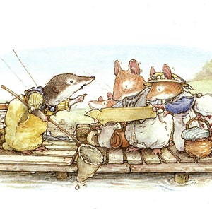 Brambly Hedge Mice Vintage Print: Jill Barklem Illustration, 1998