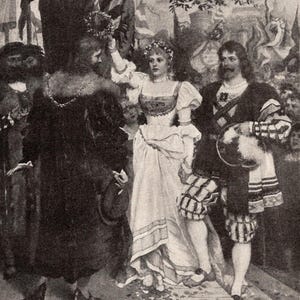 1930 Wagner Opera Print: The Masterpieces of Nuremberg, Act III