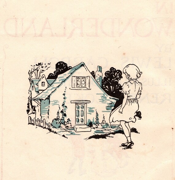 1940年代の『不思議の国のアリス』の版画：ルネ・クロークの