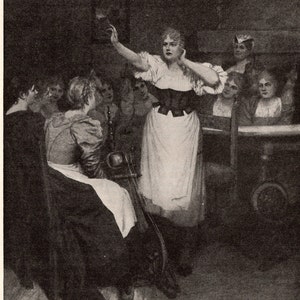 Stampa dell&#39;opera di Wagner del 1930: L&#39;olandese volante, atto II