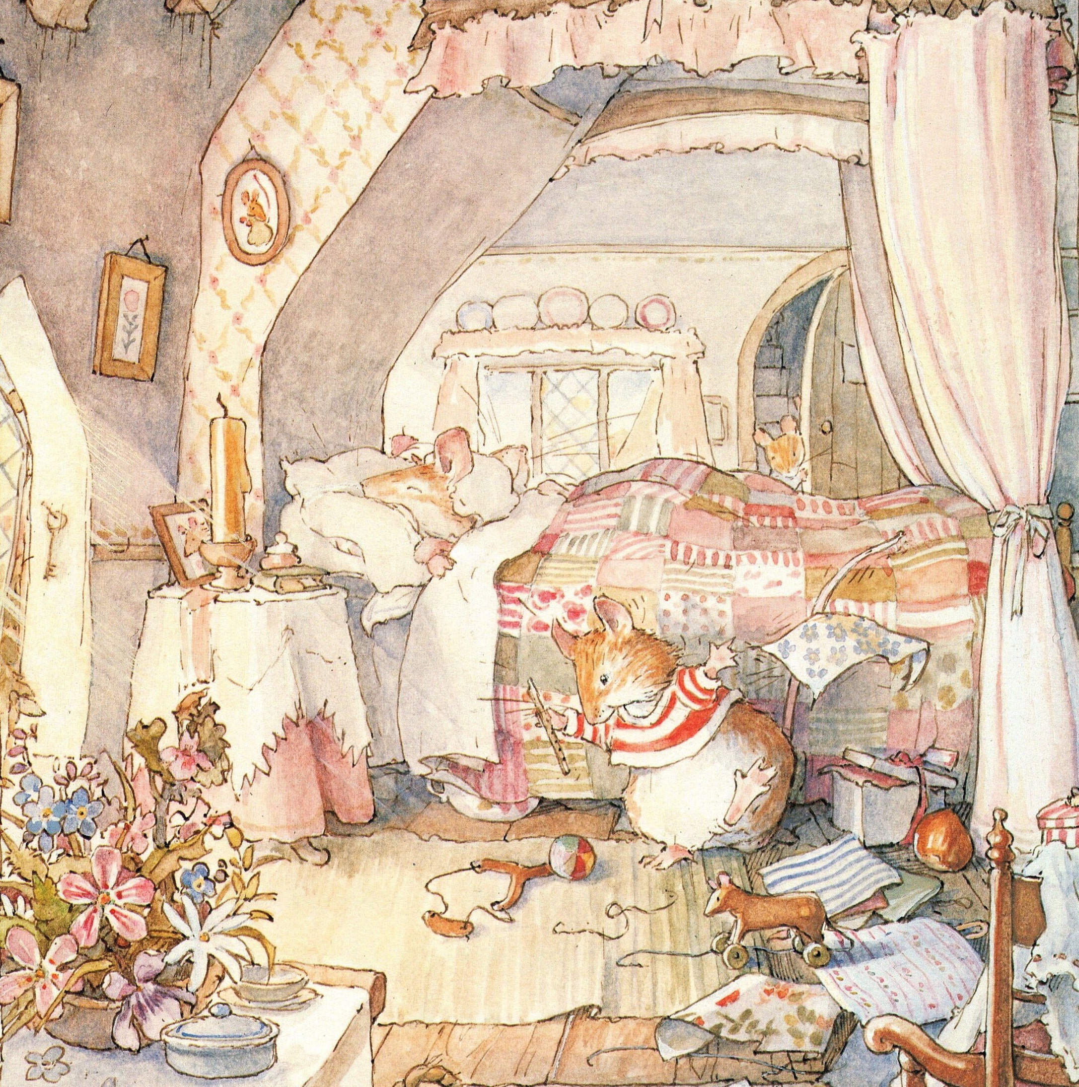Brambly Hedge Mice Print: Jill Barklem Vintage Art (1992) - Etsy