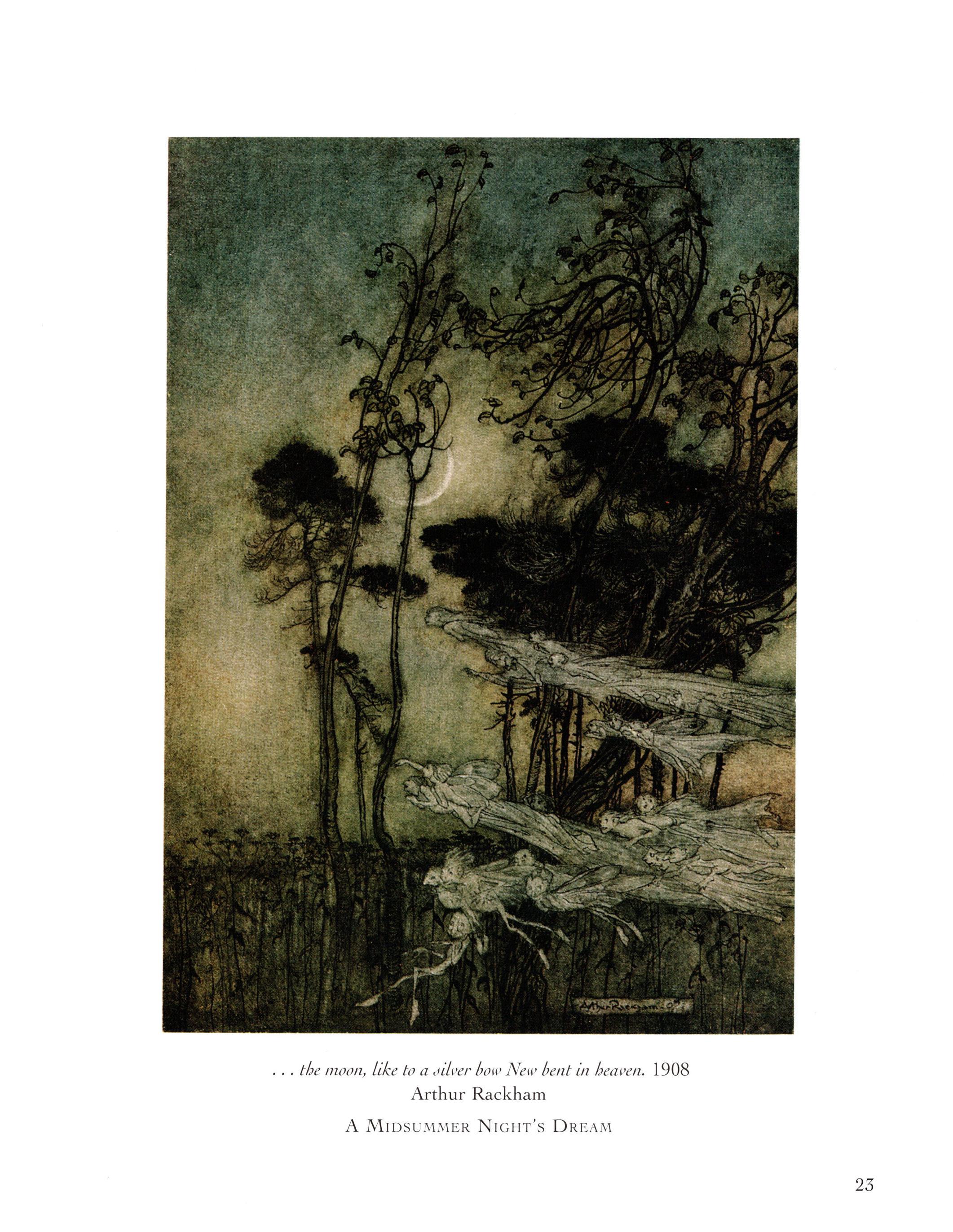 Arthur Rackham Vintage Print: Shakespeare's Midsummer Night's Dream - Etsy