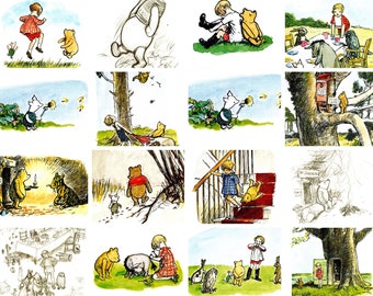 Winnie-the-Pooh Postcards: E.H. Shepard Illustrations, Set of 10